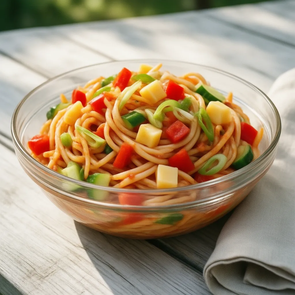Nationalgericht Deutschland: Spaghettisalat (Rezept)