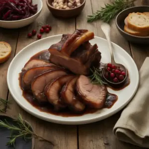Nationalgericht Deutschland: Wildschweinbraten (Rezept)