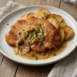 Nationalgericht Deutschland: Zwiebelschnitzel (Rezept) Nationalgericht Deutschland: Zwiebelschnitzel (Rezept)