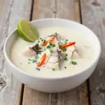 Nationalgericht Dominica: Fischsuppe mit Kokosmilch (Rezept) Nationalgericht Dominica: Fischsuppe mit Kokosmilch (Rezept)