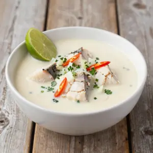 Nationalgericht Dominica: Fischsuppe mit Kokosmilch (Rezept)