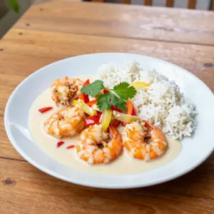 Nationalgericht Ecuador: Encocado de camarones (Rezept)
