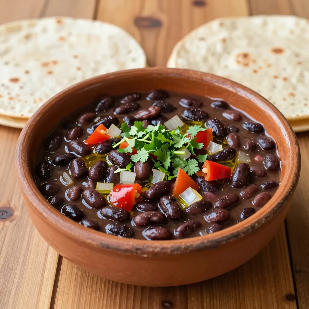 Nationalgericht El Salvador: Frijoles negros (Rezept)