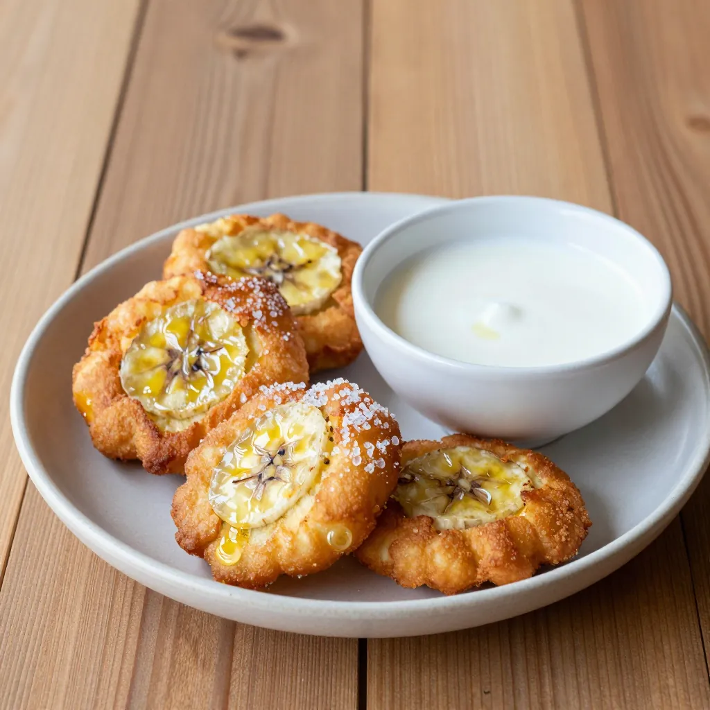 Nationalgericht Fiji: Banana and Coconut Fritters (Rezept)