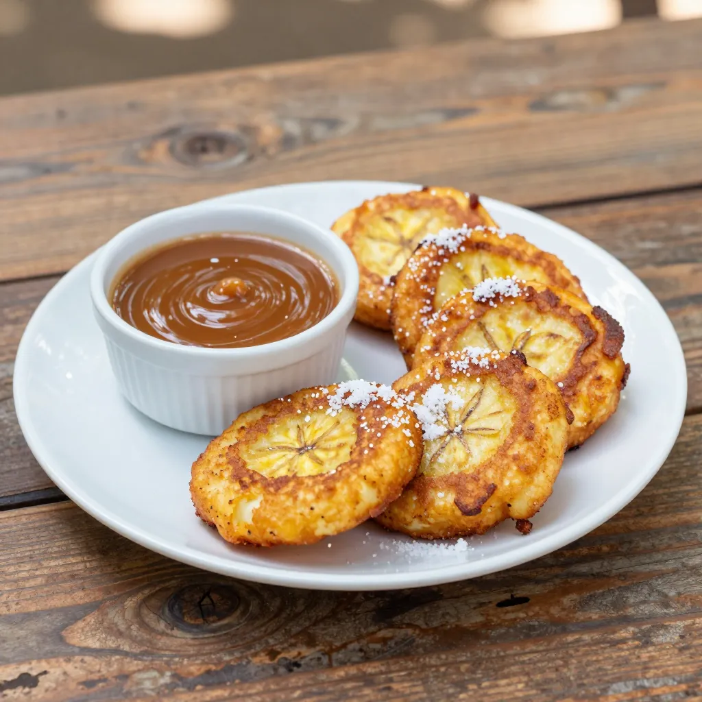Nationalgericht Fiji: Cassava and Banana Fritters (Rezept)