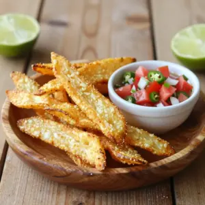 Nationalgericht Fiji: Cassava Chips mit Salsa (Rezept)