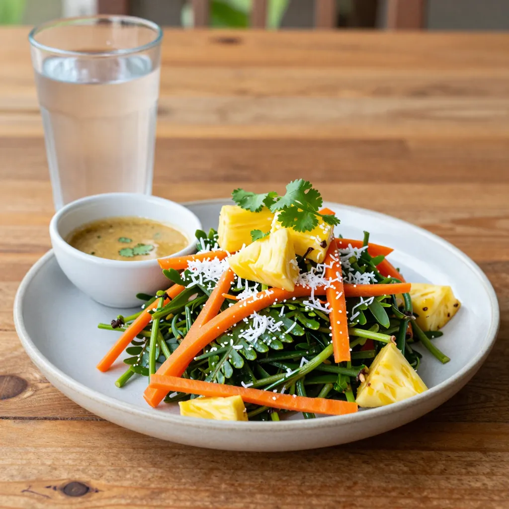 Nationalgericht Fiji: Fijian-style Ota Salad (Rezept)