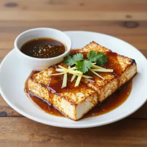 Nationalgericht Fiji: Grilled Tofu with Tamarind Sauce (Rezept)