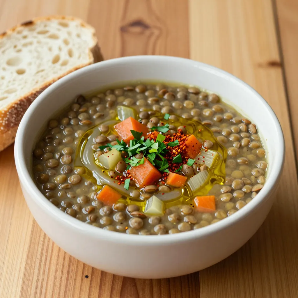 Fiji: Fijian Lentil Soup. 300mm Foto