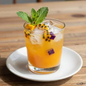 Nationalgericht Fiji: Passionfruit and Mango Cooler (Rezept)