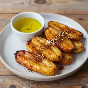 Nationalgericht Fiji: Roasted Plantains with Spices (Rezept)