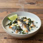 Nationalgericht Fiji: Smoked Fish with Taro Leaves (Rezept) Nationalgericht Fiji: Smoked Fish with Taro Leaves (Rezept)