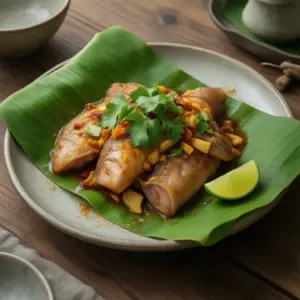 Nationalgericht Fiji: Steamed Fish in Banana Leaves (Rezept)