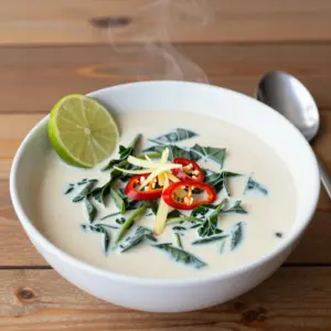 Nationalgericht Fiji: Watercress and Coconut Soup (Rezept)