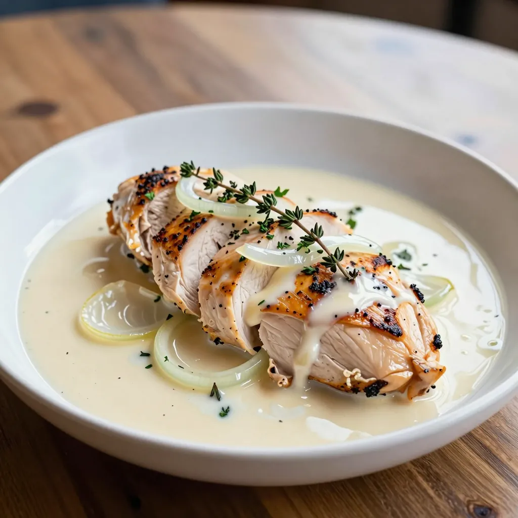 Nationalgericht Frankreich: Poulet à la Crème (Rezept)