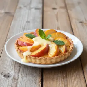 Nationalgericht Frankreich: Tarte de Pêches (Rezept)