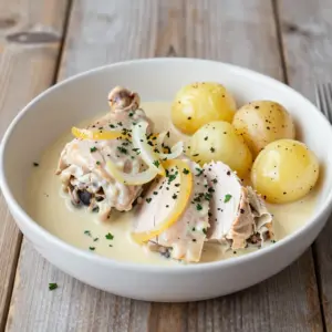 Nationalgericht Frankreich: Volaille de Bresse à la Crème (Rezept)