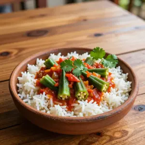 Nationalgericht Gabun: Gombo en Sauce (Rezept)