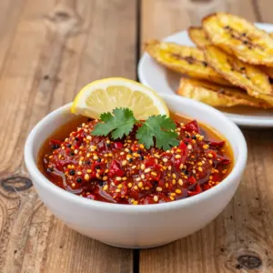 Nationalgericht Gabun: Pili-Pili Sauce (Rezept)