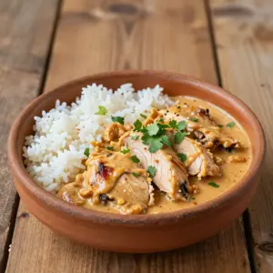 Nationalgericht Gabun: Poulet aux noix (Rezept)