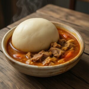 Nationalgericht Ghana: Cassava Fufu (Rezept)