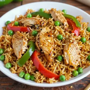 Nationalgericht Ghana: Fried Rice with Chicken (Rezept)