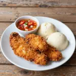 Nationalgericht Ghana: Fried Tilapia with Banku (Rezept)