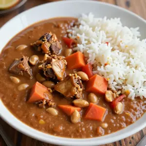 Nationalgericht Ghana: Groundnut Soup (Rezept)