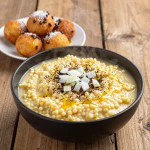 Nationalgericht Ghana: Hausa Koko with Koose (Rezept)