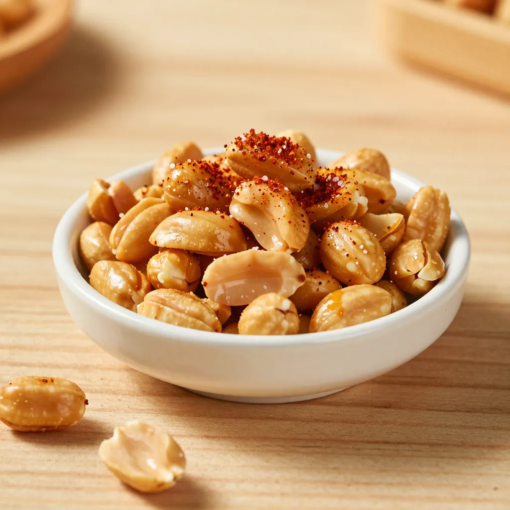 Nationalgericht Ghana: Roasted Groundnuts (Rezept)