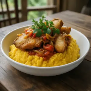 Nationalgericht Grenada: Cou-Cou and Flying Fish (Rezept)