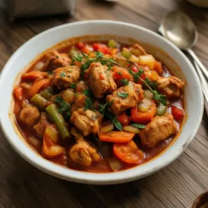 Nationalgericht Grenada: Stewed Chicken (Rezept)
