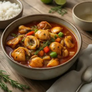 Nationalgericht Grenada: Stewed Lambi (Rezept)