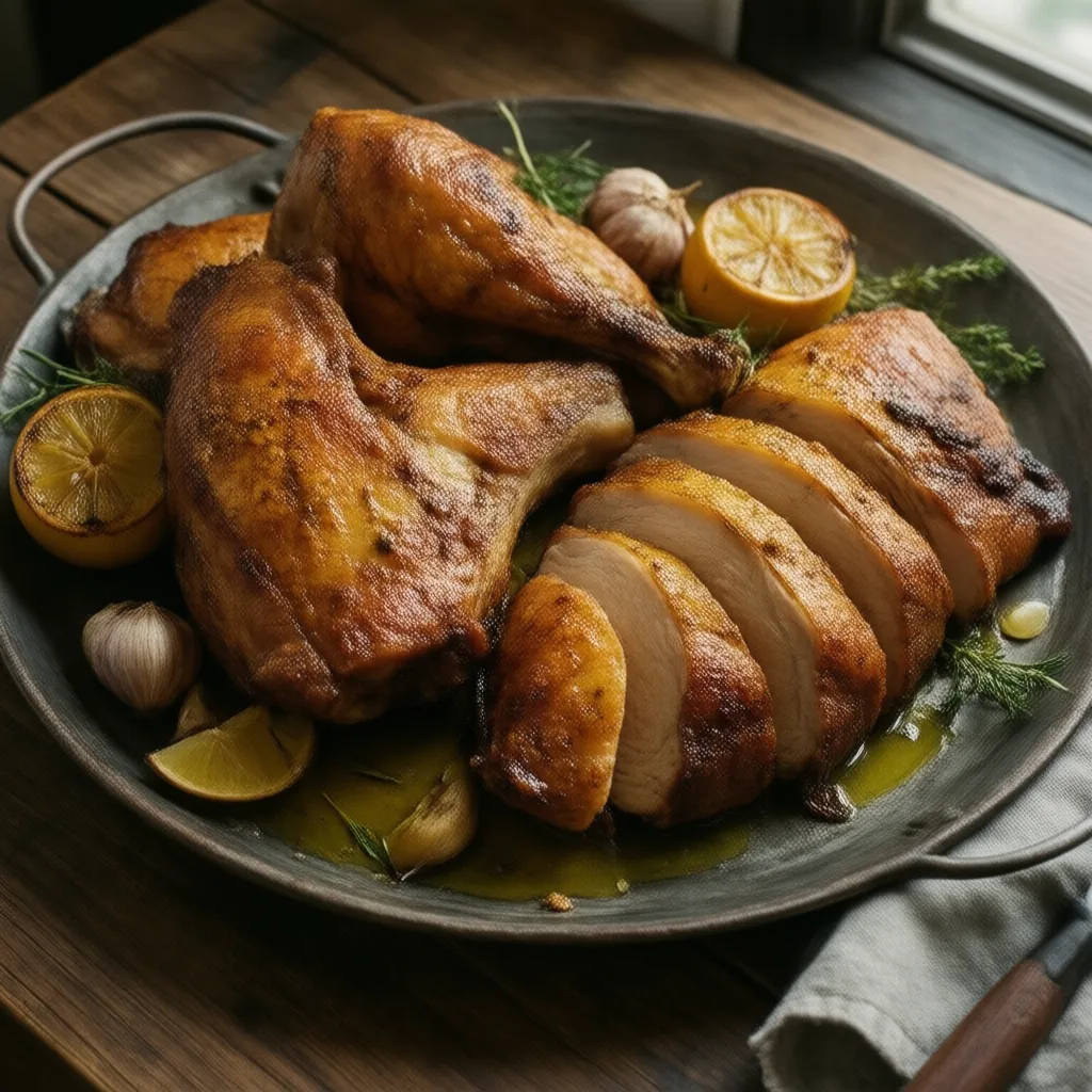 Nationalgericht Griechenland: Psito Kotopoulo (Rezept)