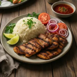 Nationalgericht Guinea: Attiéké avec Poisson Grillé (Rezept)