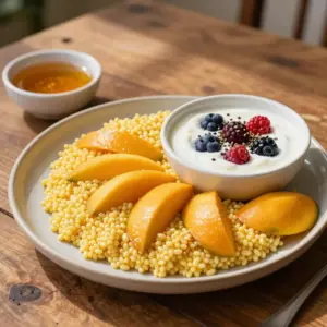 Nationalgericht Guinea: Dégué au Mil (Rezept)