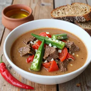 Nationalgericht Guinea: Soupe Kandja (Rezept)