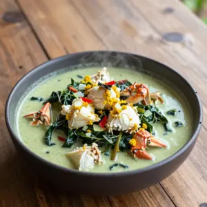 Nationalgericht Guyana: Crab and Callaloo (Rezept)