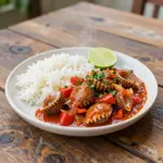 Nationalgericht Haiti: Lambi en Sauce (Rezept)