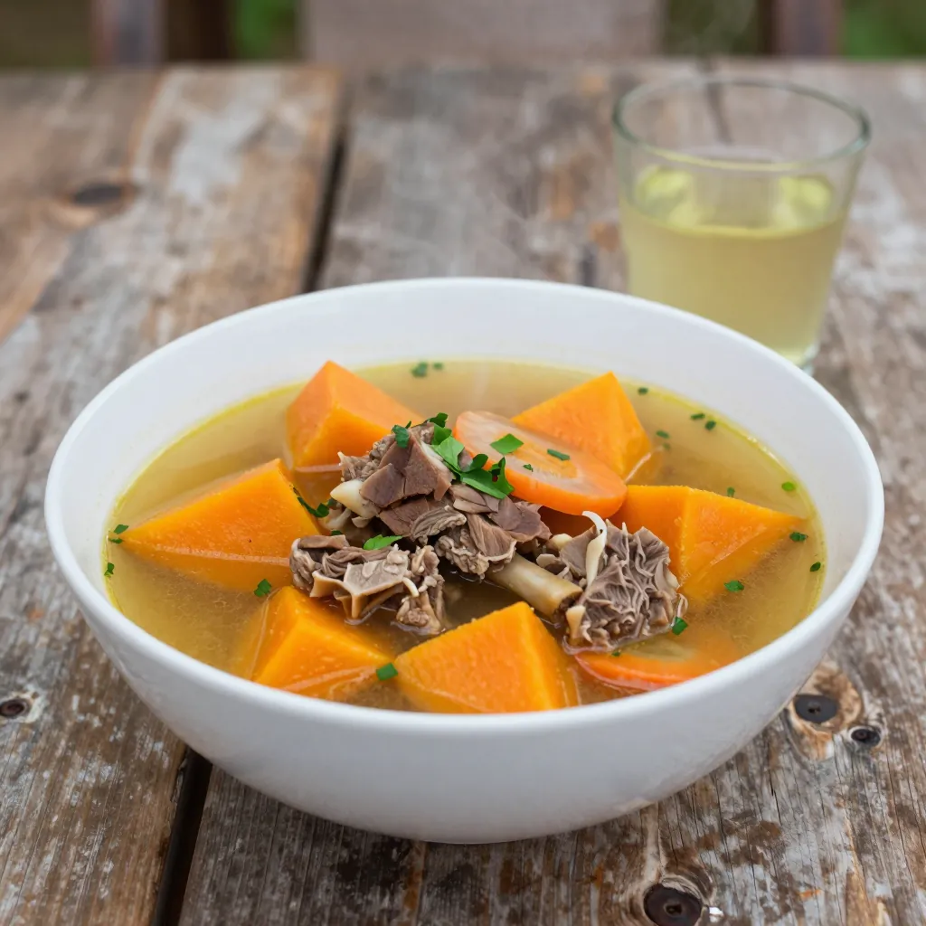 Nationalgericht Haiti: Soup Joumou au Lambi (Rezept)