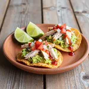 Nationalgericht Honduras: Tostadas de Pavo (Rezept)