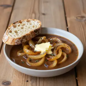 Nationalgericht Irland: Guinness and Onion Gravy (Rezept)