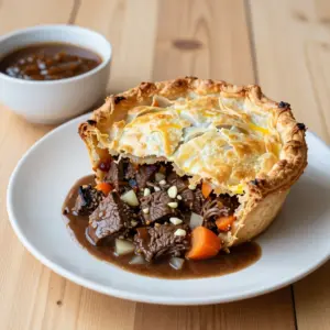 Nationalgericht Irland: Irish Steak and Ale Pie (Rezept)