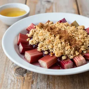 Nationalgericht Irland: Rhubarb Crumble (Rezept)