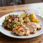 Nationalgericht Irland: Roast Chicken with Stuffing (Rezept)