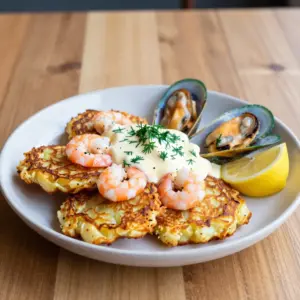 Nationalgericht Irland: Seafood Boxty (Rezept)