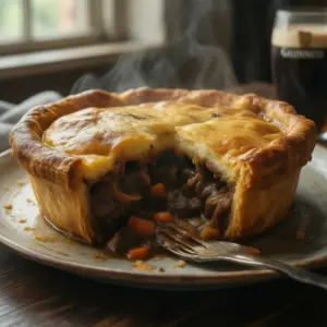 Nationalgericht Irland: Steak and Guinness Pie (Rezept)