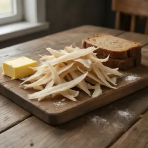 Nationalgericht Island: Harðfiskur með Smjöri (Rezept)