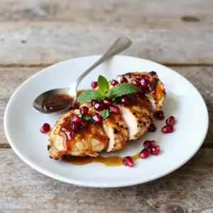 Nationalgericht Israel: Pomegranate Glazed Chicken (Rezept)
