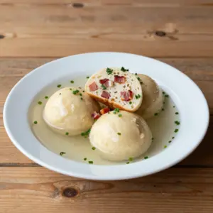 Nationalgericht Italien: Canederli mit Speck (Rezept)